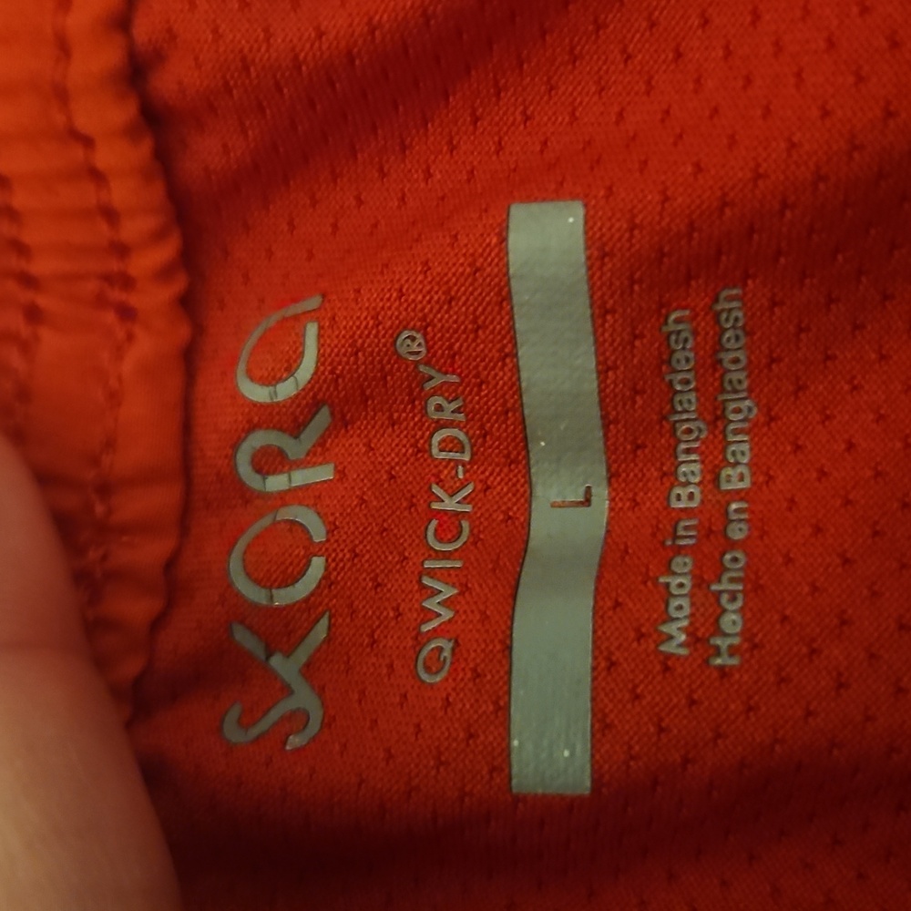 Skora Red 5inch Workout Shorts - Picture 6 of 11